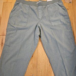 NWT Sonoma Capri Ultracomfort Waistband XL Olive Cotton